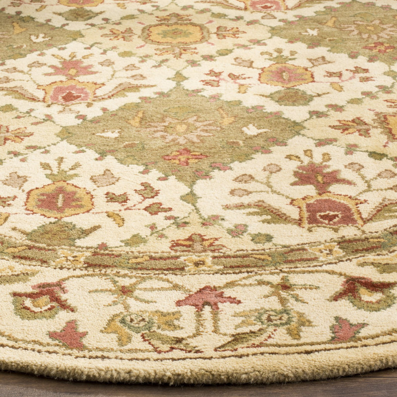 Dunbar Hand Tufted Wool Oriental Rug, Round 6'