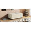 Canapé-lit blanc avec matelas en mousse douce pour un matelas de lit pliant relaxant, sensation luxueuse