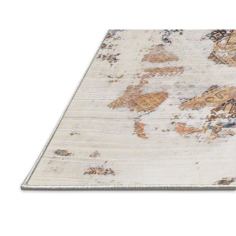 Abstract Indoor Rug, Rectangle 7' x 10'