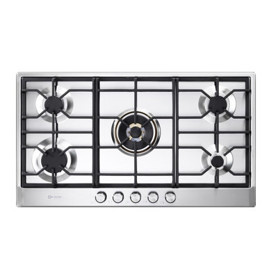 35.4375" Gas Cooktop with 5 Burners