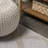 Duwun High-Low Pile Ogee Trellis Tone-on-Tone Beige/Gray Indoor/Outdoor Rug-1309827275