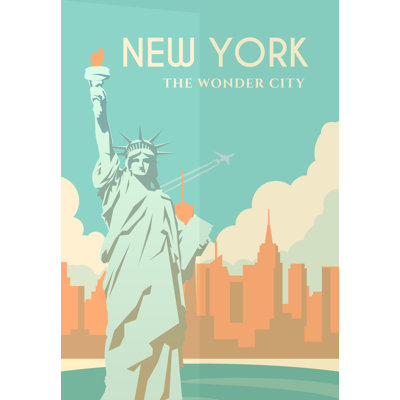 Art Deco Poster by Mikalai Manyshau - Wrapped Canvas Print
