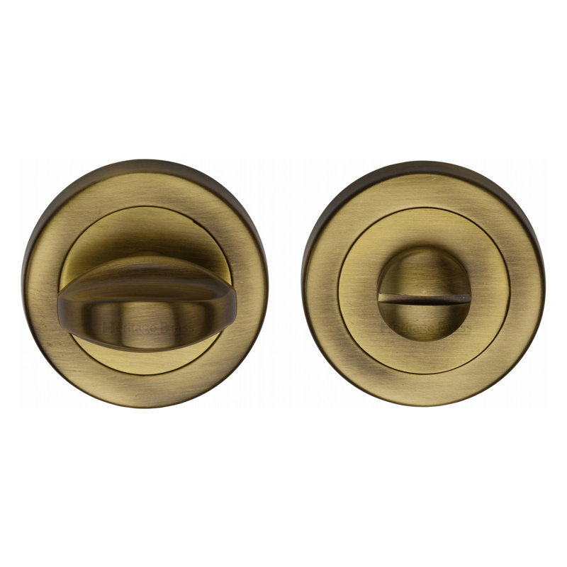 Heritage Brass Heritage Privacy Thumbturn & Emergency Release, Antique Brass