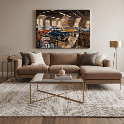Art sur toile brun