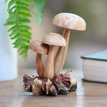 Wooden mushrooms, Handmade wooden mushrooms. For your garde…