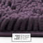 Yasmen Soft Absorbent Chenille Bath Rugs with Non-Slip Backing (Set of 2)-2040465416