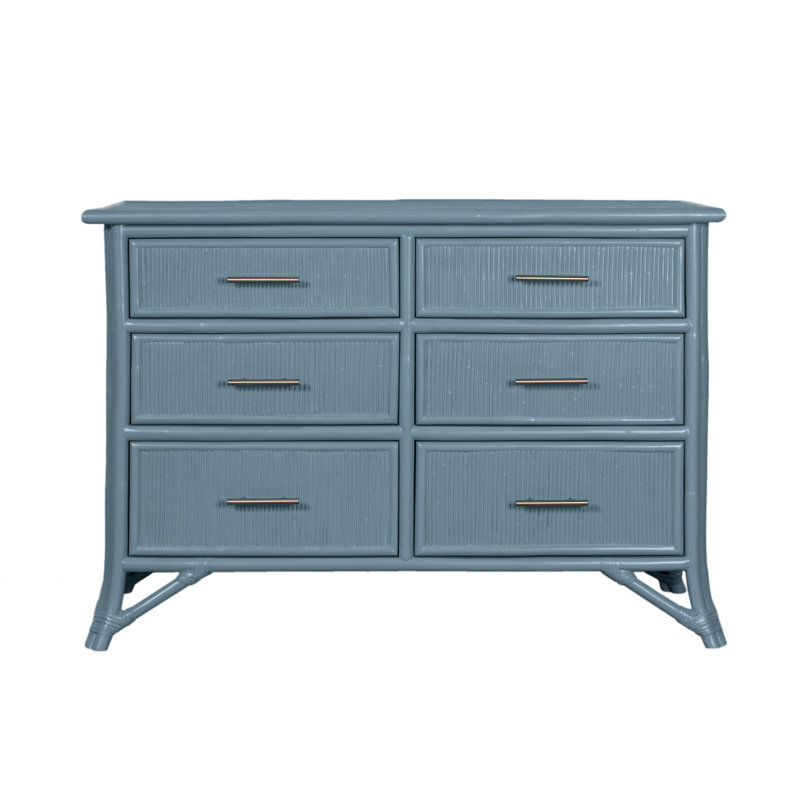 Bermuda 48'' W 6 - Drawer Dresser, Regatta Blue