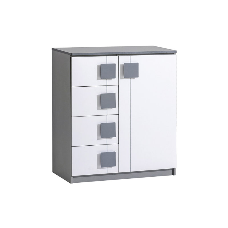 Azeil 80cm W 4 - Drawer Chest of Drawers
