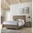 Transitional 2-Drawer Nightstand, Bedroom Nightstand