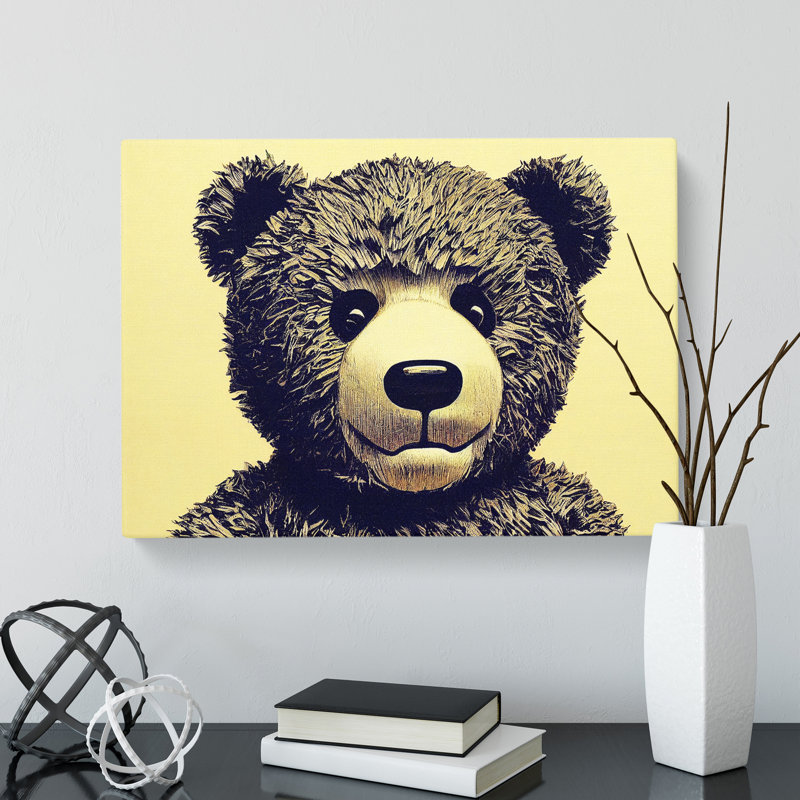 Ideal Teddy Bear - Wrapped Canvas, 35cm H x 50cm W x 3cm D