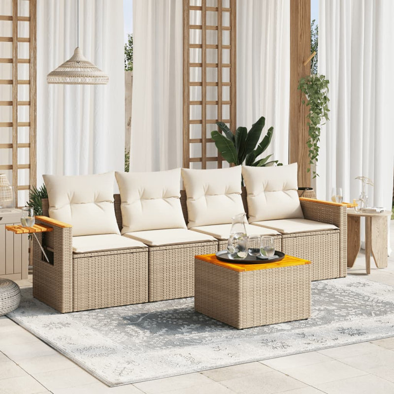Ensemble de canapé de jardin Vidaxl