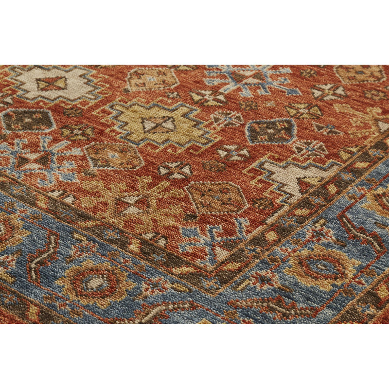 Carrington Hand Knotted Wool Oriental Area Rug, Rectangle 2' x 3'