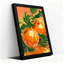 «Orange Disco Ball Fruit», ensemble de 1 reproduction d'art sur toile tendue sur toile-103702767