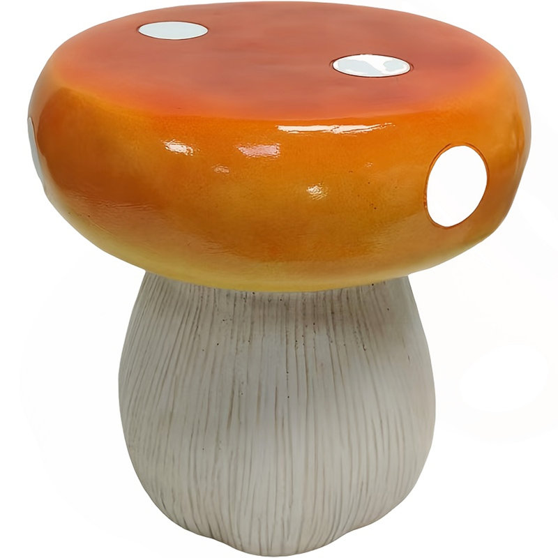 Statue tabouret Mushroom, Orange