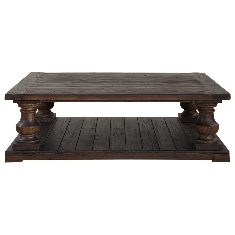 McKew Solid Wood Coffee Table with Storage
