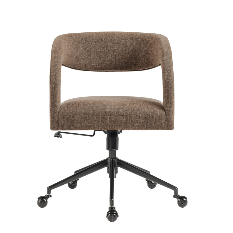 Pinnacle Upholstered Office Chair, Mocha