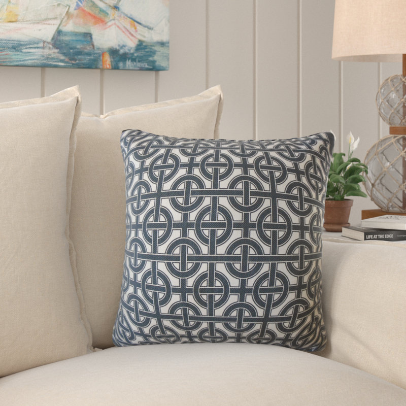 Coussin Quillon, 20 po x 20 po, Carbone