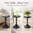 Vintage Round Metal Side Table, Sofa & Bedside Accent Table For Small Spaces, Set Of 2-1622617974-1643025234