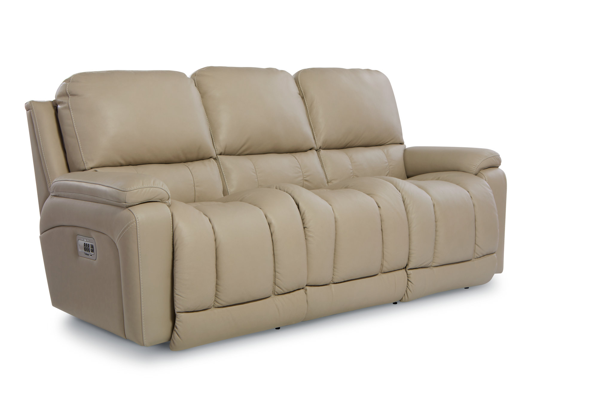 LaZBoy Greyson Power Leather Reclining Sofa w/ Power Headrest