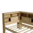 Twin Size Wood Daybed With Storage Shelves, Usb And Trundle-2051463938