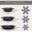 Silicone Pan Protector Separators Set of 3, Multi Size 8/10/12 Inch, Thick Stacking Cookware Protector, Dishwasher Safe