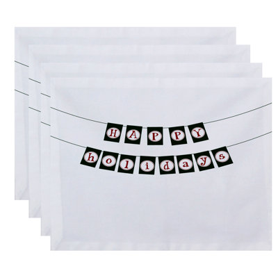 Polyester Abstract Rectangle Placemat