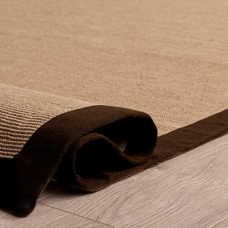 Natural Fiber 194 Flatweave 85% Jute; 10% Latex; 5% Cotton No Pattern Rug, Runner 2'3" x 8'