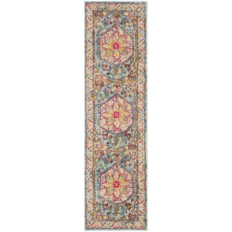 Dostie 100 Performance Oriental Rug, Runner 2'3" x 20'