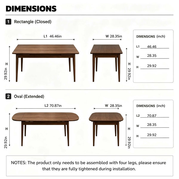 Dimensions du produit