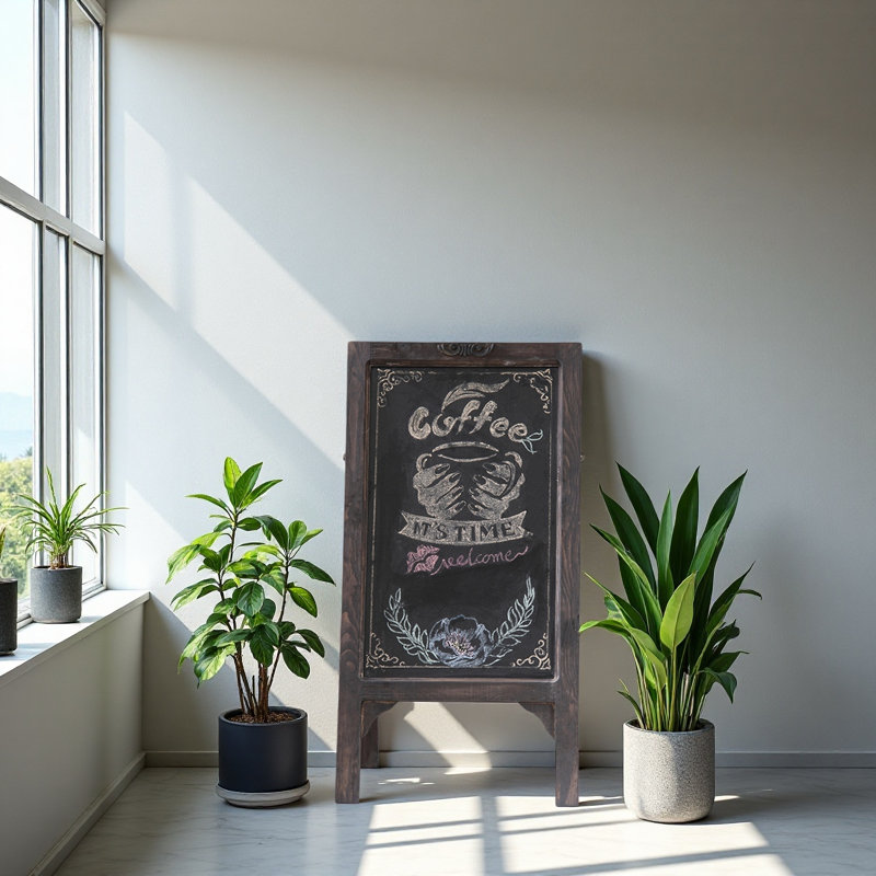 19.7X15.7X25.2" Blackboard Stand