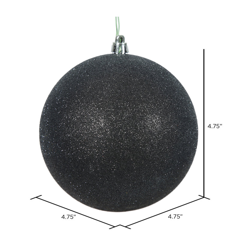 Boule incassable 5 po, Noir