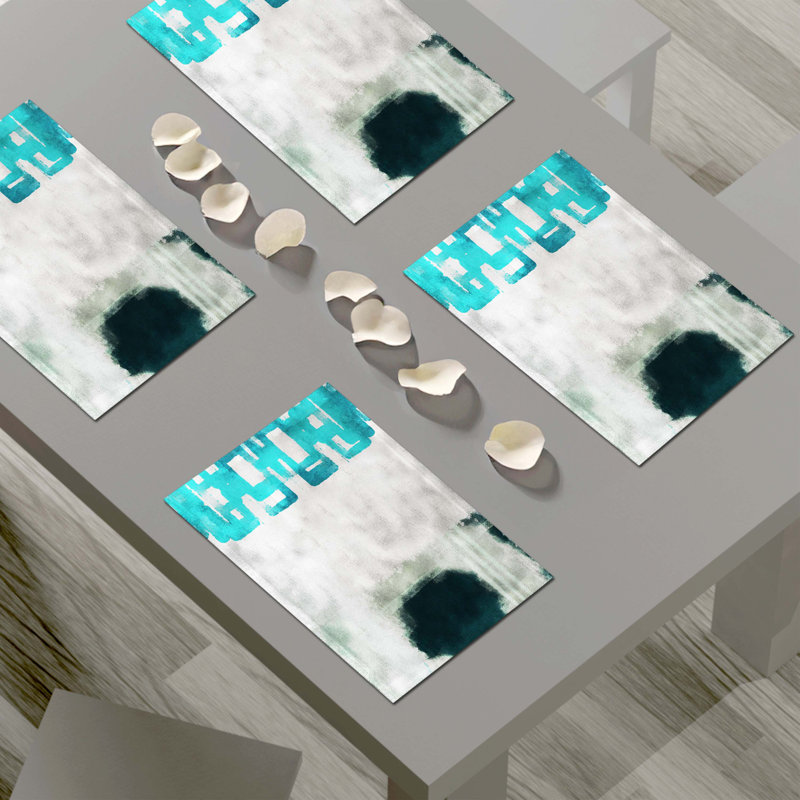 Napperon abstrait en polyester