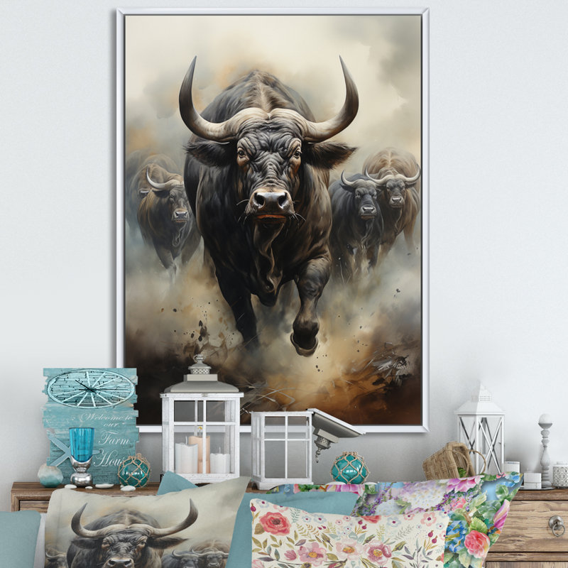 Impression sur toile Kentez, H 44 po x l 34 po x P 1,5 po, Cadre flottant blanc