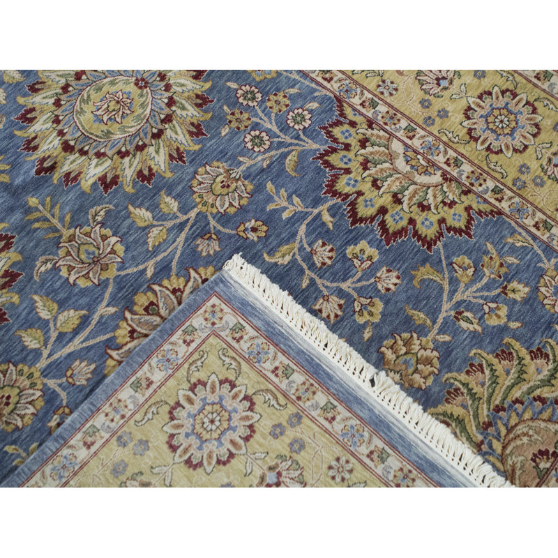Manchuria Wool Oriental Area Rug, Square 12'