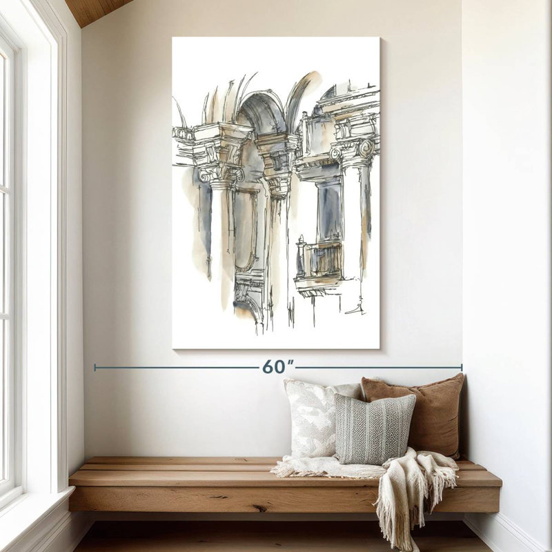 Lilie Plein Air Interior Study I, 51" H x 34" W