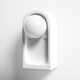Rosalino Single Light Ceramic Dimmable Flush Mounted Sconce