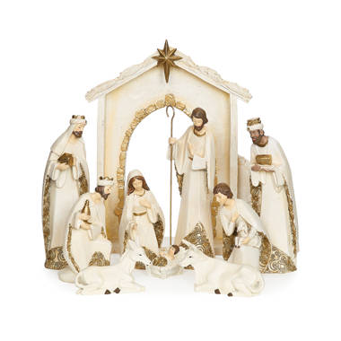 Roman, Inc. 10 Piece Nativity Set & Reviews | Wayfair