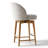 Swivel Upholstered Counter Stool-841093881