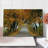 Ambesonne Fall Cutting Board Large Size Serene Vivid Maple Trees Orange Brown Green