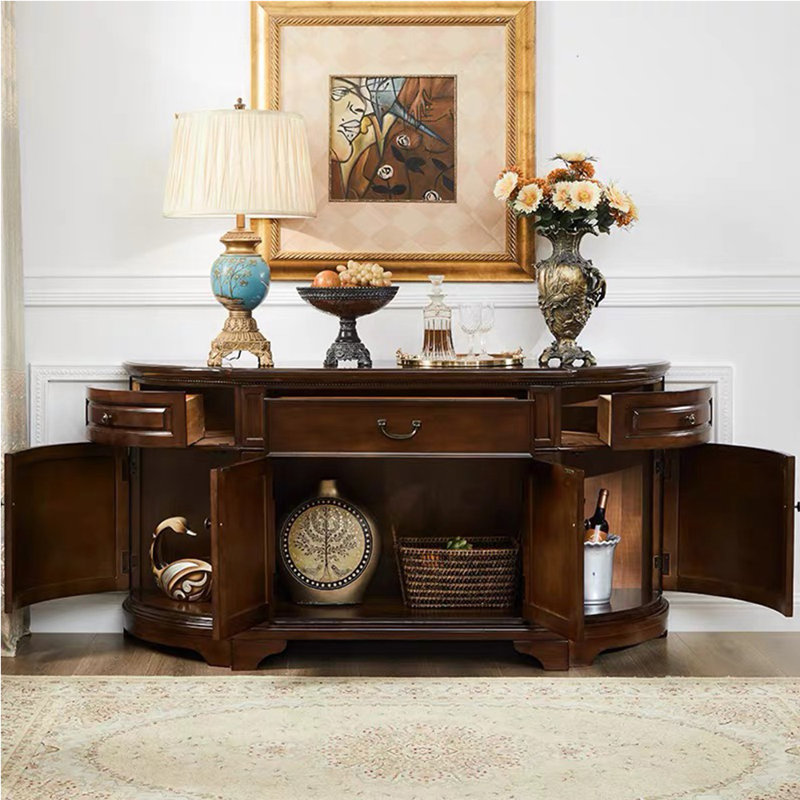 Armoire d'appoint Vintage, H 36,22 po x l 59,06 po x P 16,54 po