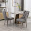 Chaise de salle à manger rembourrée en velours moderne avec anneau à tirer (ensemble de 2)-1415673431-1460188295