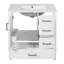 30" Bathroom Vanity Set with Three Drawers and Soft Close Doors-1672915065