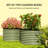 Metal Planter Box,Set Of 2 Raised Garden Bed,With Safety Edging, Easy-To-Assemble Stock Tank-1720790054-1720790055