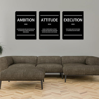3 Piece Wrapped Canvas Print