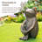 12''H MGO Bronze Squatting Frog Statue