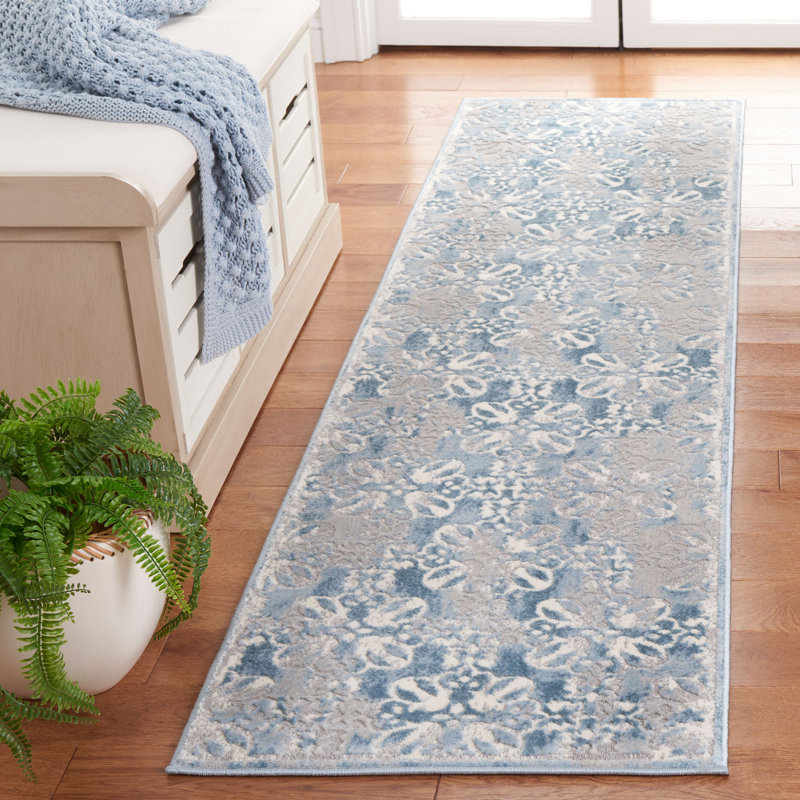 Msrs 2020 Performance Floral Rug, Runner 2' x 8'