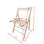 Chaise de style pliable