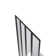 ANZZI Accordion-Style 56-in. x 33-in. Reversible Design 4-Panel Bathtub Shower Door with Frame and Hardware