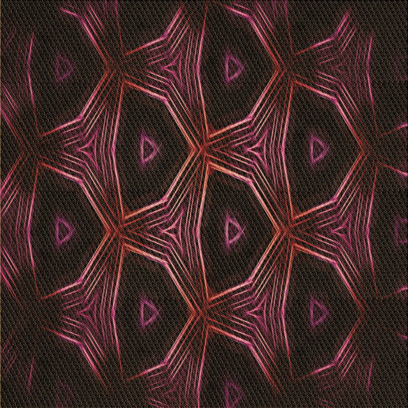 Abstract Indoor Rug, Square 5'