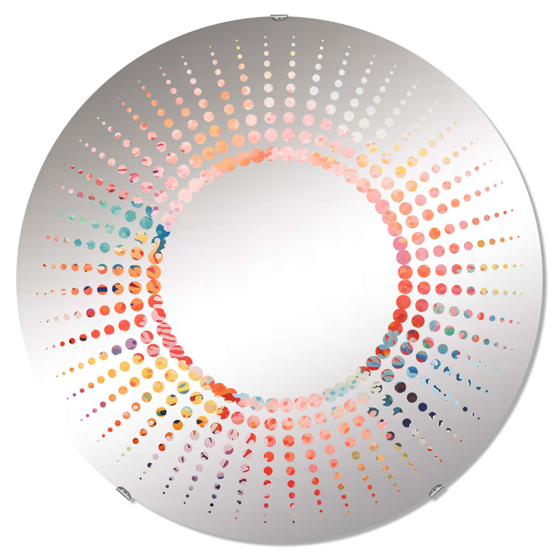 Cashious Circle Mirror, 31.4" x 31.4"